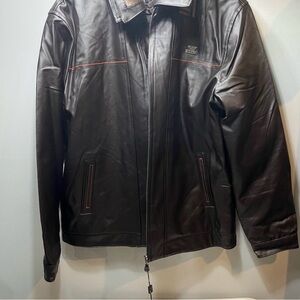 Men's Black Leather Jacket